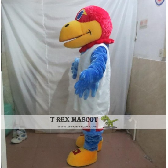 Adult Blue Parrot Mascot Costume
