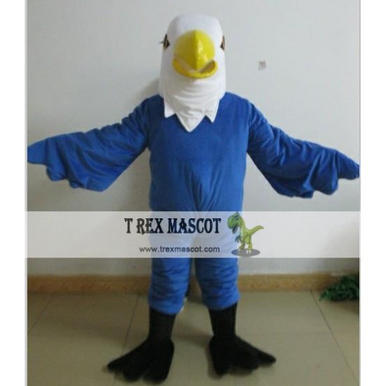 Adult Blue Eagle Mascot Costume