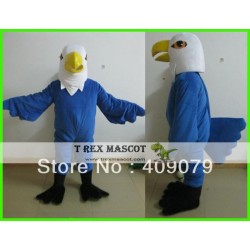 Adult Blue Eagle Mascot Costume