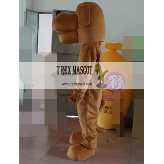 Big Mouth Brown Puppy Dog Mascot Costume For Adult Big Mouth Brown Puppy Dog Mascot Costume For Adult