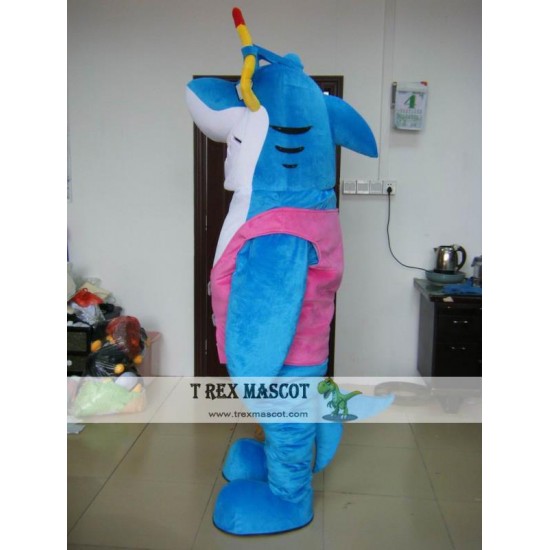 Blue Shark Mascot Costume For Adult Blue Shark Mascot Costume For Adult