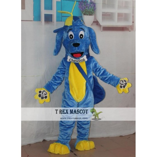 Blue Puppy Dog Mascot Costume For Adult Blue Puppy Dog Mascot Costume For Adult
