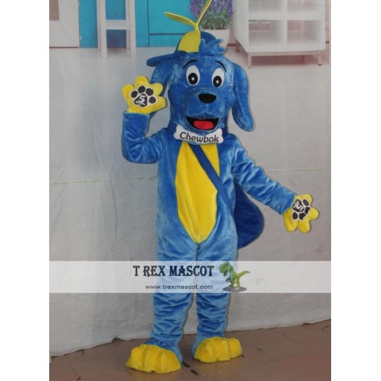 Blue Puppy Dog Mascot Costume For Adult Blue Puppy Dog Mascot Costume For Adult