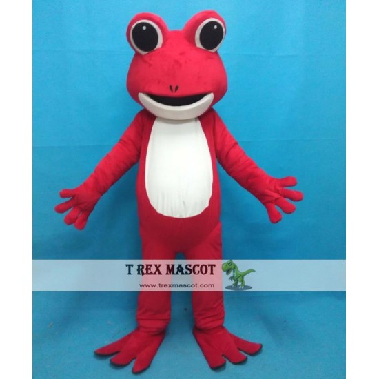 Carnival Adult Red Frog Costume Mascot Carnival Adult Red Frog Costume Mascot