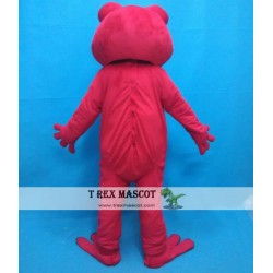 Carnival Adult Red Frog Costume Mascot