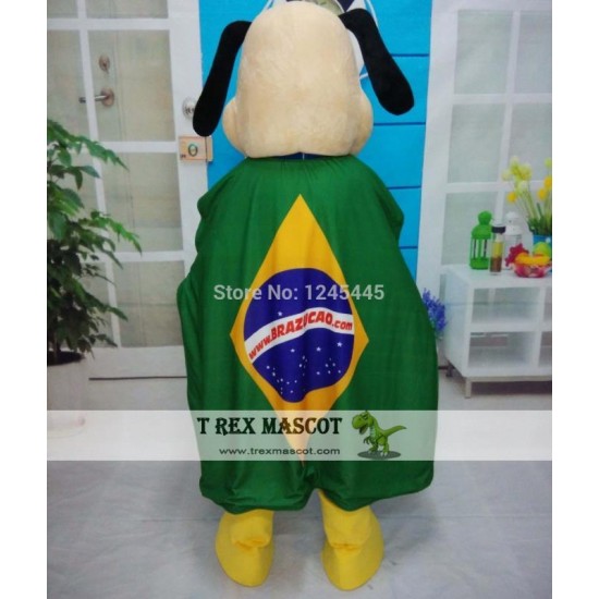 Funny And Handmade Adult Super Dog Mascot Costume Funny And Handmade Adult Super Dog Mascot Costume