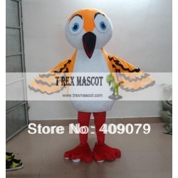 Adult Orange Bird Mascot Costume