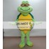Adult Green Sea Turtle Mascot Costume