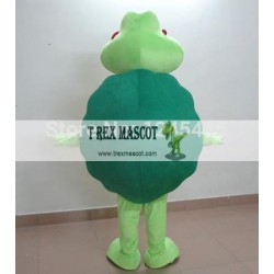 Adult Green Sea Turtle Mascot Costume