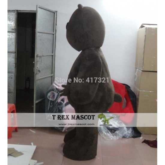 Chocolate Bear Mascot Costume Chocolate Bear Mascot Costume