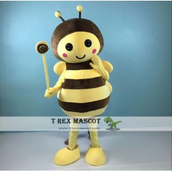 Yellow Honey Bee Mascot Costume For Adult