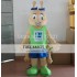 Grinning Ant With Blue Hairpins Mascot Costume Adult Ant Mascot