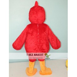 Animal Red Chicken Mascot Costume