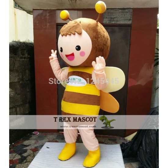 Happy Bee Costume Adult Bee Mascot Happy Bee Costume Adult Bee Mascot