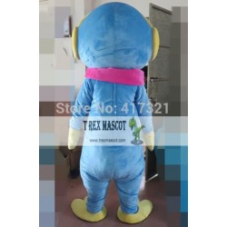 Penguin Wearing Earphone Mascot Costume Adult Penguin Costume