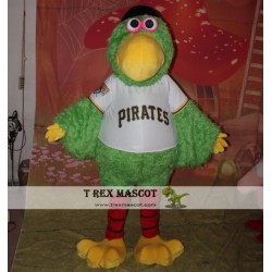 Adult Animal Parrot Mascot Costume Soft Plush Green Parrot Mascot Costume