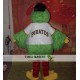 Adult Animal Parrot Mascot Costume Soft Plush Green Parrot Mascot Costume