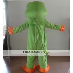Green Frog Mascot Adult Frog Costume