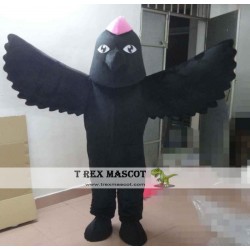 Black Bird Mascot Costume Adult Bird Costume