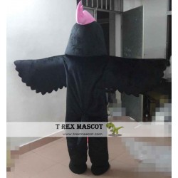 Black Bird Mascot Costume Adult Bird Costume