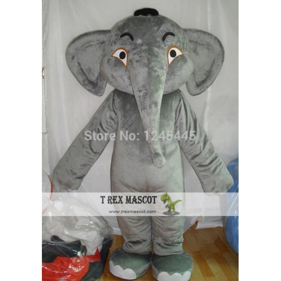 Grey Elephant Costume Adult Elephant Mascot Costume Grey Elephant Costume Adult Elephant Mascot Costume