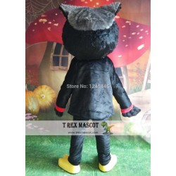 Black Owl Mascot Costume Adult Owl Costume