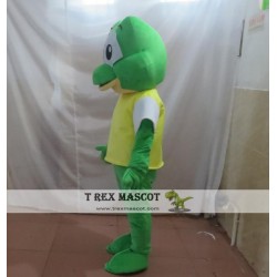 Yellow Shirt Frog Mascot Costume Adult Frog Costume