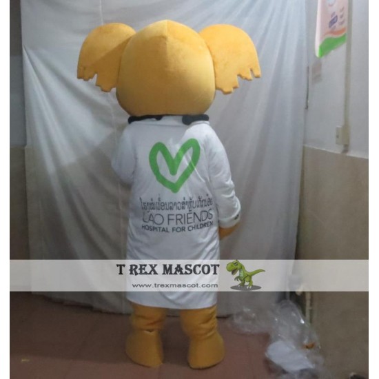 Doctor Elephant Mascot Costume For Adult Doctor Elephant Mascot Costume For Adult
