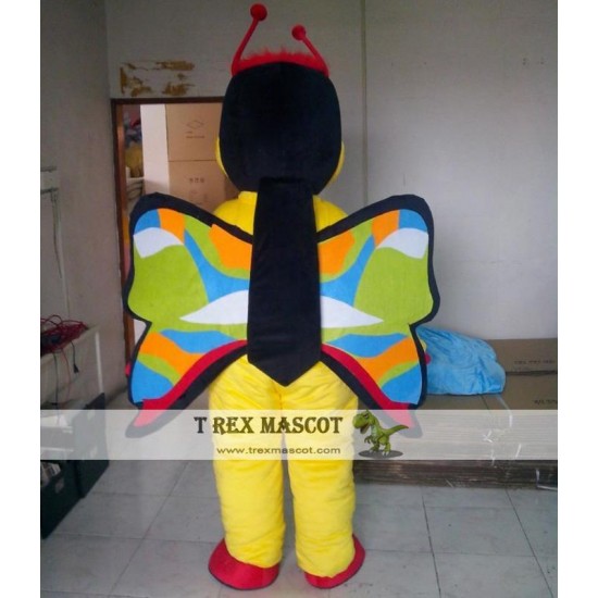 Butterfly Mascot Costume Adult Yellow Butterfly Costume Butterfly Mascot Costume Adult Yellow Butterfly Costume