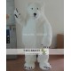 Big Furry Polar Bear Adult Mascot Costume Big Furry Polar Bear Adult Mascot Costume