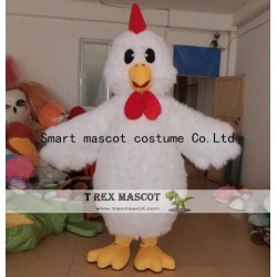 White Chicken Mascot Costume Adult Chicken Costume