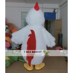 White Chicken Mascot Costume Adult Chicken Costume