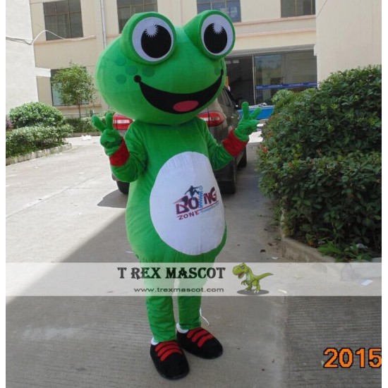 Big Eye Animal Mascot Costume Adult Green Frog Costume Big Eye Animal Mascot Costume Adult Green Frog Costume