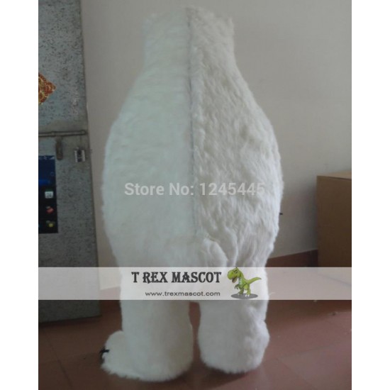 Big Furry Polar Bear Adult Mascot Costume Big Furry Polar Bear Adult Mascot Costume