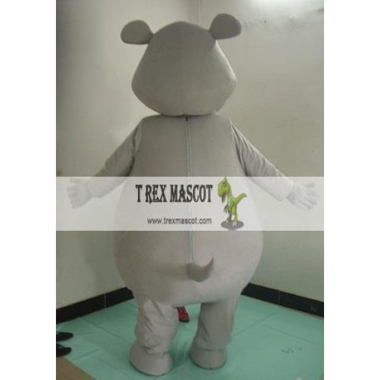 Big Fat Grey Hippo Mascot Costume For Adults Big Fat Grey Hippo Mascot Costume For Adults