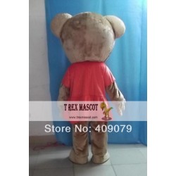 Adult Ted Bear Mascot Costume