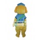 Yellow Dog Mascot Dog Mascot Costume For Adult