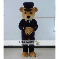 Adult Teddy Bear Mascot Costume