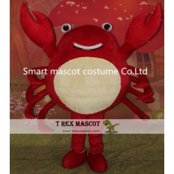 Animal Mascot Costume Adult Red Crab Costume