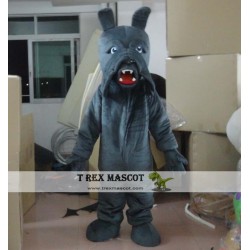 Big Dog Mascot Costume Adult Gray Dog Costume