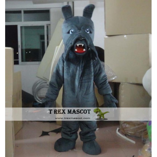 Big Dog Mascot Costume Adult Gray Dog Costume Big Dog Mascot Costume Adult Gray Dog Costume