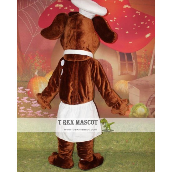 Chief Cook Dog Costume Adult Dog Mascot Costume Chief Cook Dog Costume Adult Dog Mascot Costume