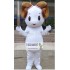 White Goat Costume Adult Sheep Mascot Costume