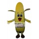 Banana Mascot Costume With Smiling Face For Adult Banana Mascot Costume With Smiling Face For Adult