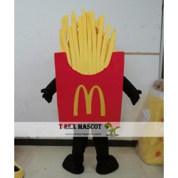 French Fries Mascot Costume Adult French Fries Costume