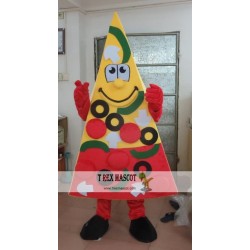 Yummy Pizza Mascot Costume Adult Pizza Costume