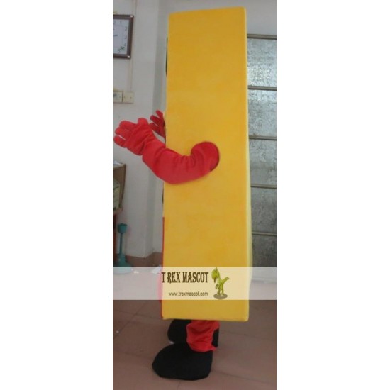 Yummy Pizza Mascot Costume Adult Pizza Costume