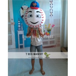 Adult Head Of Mr Met Mascot Costume Mr Met Head Mascot