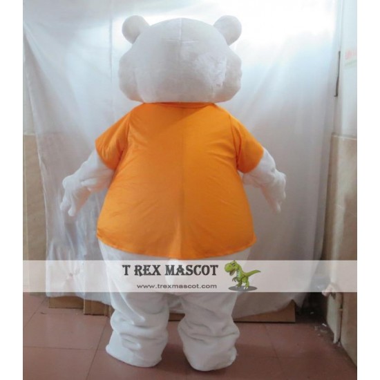 Adult White Polar Bear Mascot Costume Adult White Polar Bear Mascot Costume