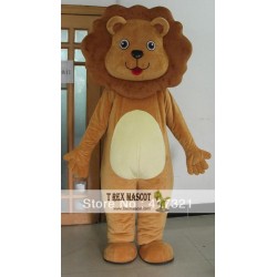 Adult Happy Baby Lion Mascot Costume